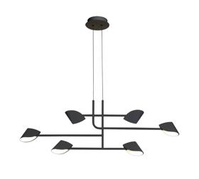Capuccina Black Ceiling Lights Mantra Linear Fittings